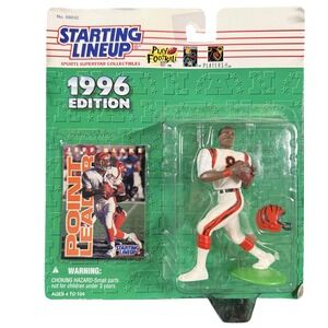 Vintage Starting Lineup 1996 Jeff Blake Cincinnati Bengals w Card Action Figure